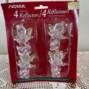 Vintage NOMA Christmas light deflectors || Angel add on deflectors || Xmas tree